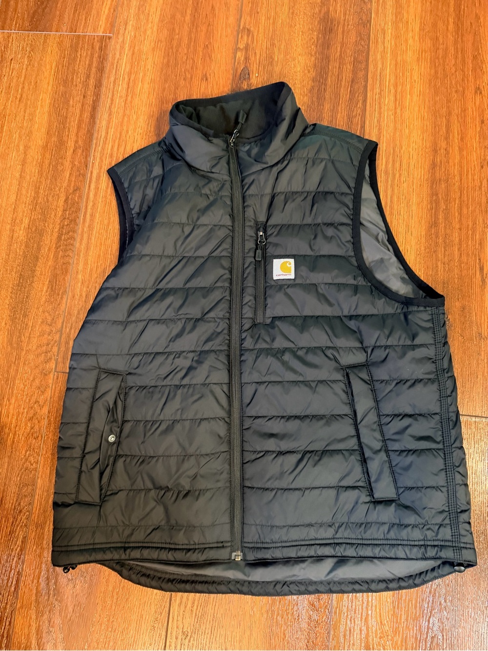 Carhartt Black Quilted Puffer Vest rain defender